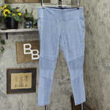DG2 by Diane Gilman Womens Slim & Sleek Moto Jeggings 727277 Chambray Blue XL