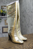 A New Day Womens Diva Stovepipe Tall Boots 90974902 Gold Yellow 6M