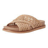 Earth Womens Flurry Flat Sandal ETFLURRY2 Medium Brown 9M