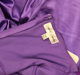 Emerald Sundae Juniors Strapless Crisscross Dress Gown Radiant Orchid Purple XXS