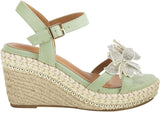 Patrizia Women's Sttropez Wedge Sandals Mint Green 8.5M (EUR 39)