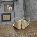 A New Day Womens Ansel Double Band Open Toe Wedge Heels 93320229 Tan Brown 6.5M