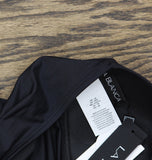 La Blanca Womens Standard Island Goddess Halter Tankini Swimsuit Top Black 14