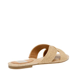 DV Dolce Vita Womens Geeya Flat Slide Sandal GEEYA Natural Brown 8M