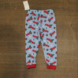 Max & Olivia Toddler Boys Christmas Trucks Pajama Pants Blue Multi 3T