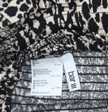 Bar III Printed Smocked-Top Cover-Up Romper MBPM25836 Black / Brown XS