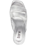 Bar III Womens Cherr Slide Sandals 10014818500 Clear Vinyl Gray 7.5M