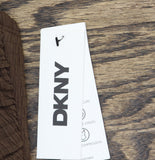 DKNY Textured Shirred One-Piece Swimsuit DIMMS605 Mocha Texture Brown XL