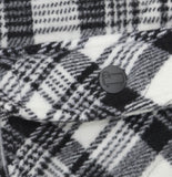 Woolrich X TGT Pattern Quilted Snap Closure Jacket Shacket Black / White 2XL