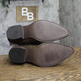 Universal Thread Reed Western Block Heel Boots 94822710 Weather Brown 10M