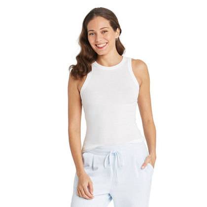 A New Day Slim Fit Ribbed Tank Top 81245907 White 1X
