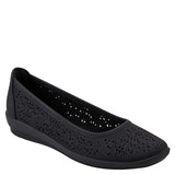 Easy Spirit Alessia Demi Wedge Flats SEALESSIA3 Black 7.5M