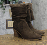 Universal Thread Womens Faux Suede Junie Tall Boots 90975015 Brown 11M