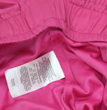 DKNY Handkerchief Hem Mixed Media Maxi Skirt P4DN8X10 Vivid Pink XS
