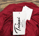 Trixxi Juniors Mock-Turtleneck A-Line Dress Red M