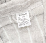 Arch Studio Terry Bath Robe Belted 100202466LX Gray Cloud Stripe L / XL