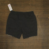 Calvin Klein Jeans Cutoff Distressed Fleece Sweatshorts Charcoal Gray 6