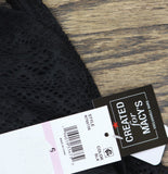 Island Escape Magnolia Underwire Swim Dress Crochet One Piece N760156 Black 6