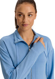 Hanes Womens Balance Zip Up Jacket 78788 Bay Blue XS