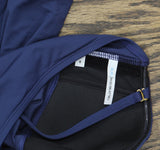 Bleu by Rod Beattie Bandeau Tankini Swim Top with Removable Strap Navy Blue 8