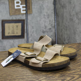 Universal Thread Womens Devin Two Band Footbed Sandals 89254785 Taupe Brown 9.5M