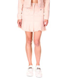Michael by Michael Kors Womens Flounce Denim Skirt MS27F6T94L White 12