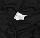 Blondie Nites Juniors Crochet Knit Ruched Gown Dress 56318 Black 3