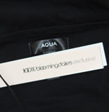 Aqua Womens Ponte Knit Off-the-Shoulder Top YCG10466 Black XS