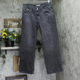 Levi's Womens Superlow Jeans 2-Button Zip Fly 94417309 Mic Dropped Black 31x32