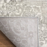 Safavieh Medallion Bedroom Runner Rug BNT802F  Gray / Ivory 2' x 6'