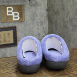 Isotoner Slip in Memory Foam Clog Slippers Deep Periwinkle Purple XL (9.5-10)