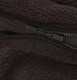 All In Motion Women’s Full Zip Long High Pile Teddy Fleece Jacket Coat Brown S
