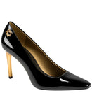 Donna Karan Womens Closed Toe Savita High Heel Stiletto Pumps Black / Gold 6M
