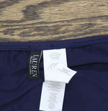Lauren Ralph Lauren Womens Beach Club Hipster Bikini Bottom Dark Navy Blue 14