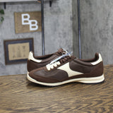Universal Thread Womens Skyler Jogger Sneakers Double Lace Low Top Brown 8M