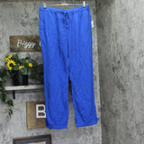 Lauren Ralph Lauren Womens Top & Pants Cover Up Swim Woven Blue Saturn M