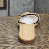 Esprit Summer Woven Sandals Amputee Replacement Left Shoe Only Natural Brown 10M