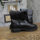 Style & Co. Womens Terryy Round Toe Faux Leather Tall Riding Boots Black 6M