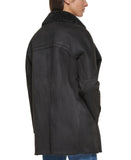 Calvin Klein Womens Midi Warm Faux Fur Coat M1IJ4472