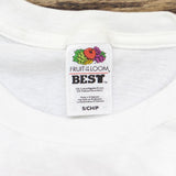 Fruit of the Loom Mens Vintage Best Miller Graphic T-Shirt Tee White S