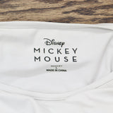 Disney Womens Mickey Mouse Short-Sleeve Sleepshirt M8301185MK Light Gray L