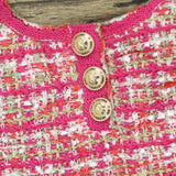 Marciano by Guess Womens Peonie Tweed Mariah Sweater Top 3GGR035753Z