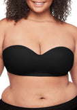 Warner's Womens Easy Does It Wireless Lightly Lined Strapless Bra Black S
