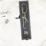DG2 Womens Classic Stretch Denim Pedal Pusher Jean 697765 Ivory White 8P
