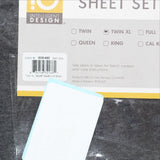 Intelligent Design Jersey-Knit Cotton Blend 3-Pc. Sheet Set Dark Grey Twin XL