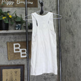 Superman Juniors  Logo Graphic Tank Top White M