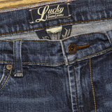 Lucky Brand Womens Stark Sweet N Low Jeans Mini Bootcut Blue 32