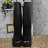 Sugar Raffle 4 Women's Waterproof Rain Boots RAFFLE4 Solid Black 9M