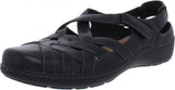 Clarks Womens Cora Dream Loafer Flat Shoes 26158889 Black Leather 11M