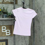 Next Level Kids Girls Glitter Paul Menard Nascar 27 Graphic T-Shirt Tee